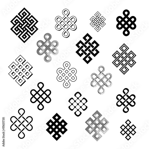 Set collection of the endless knots