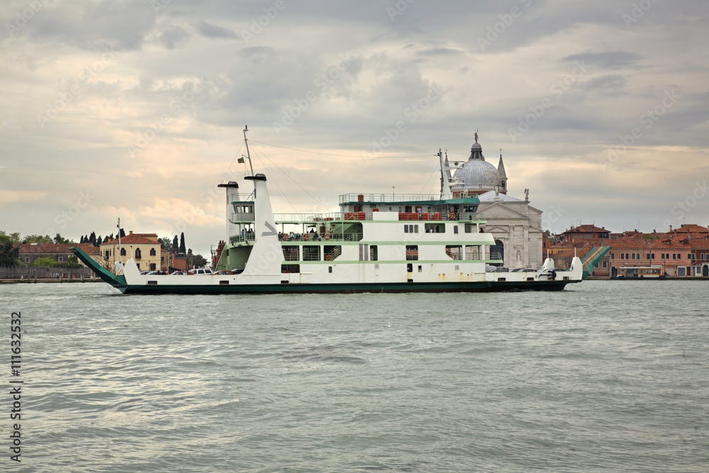 View of Venice. Giudecca island. Region Veneto. Italy