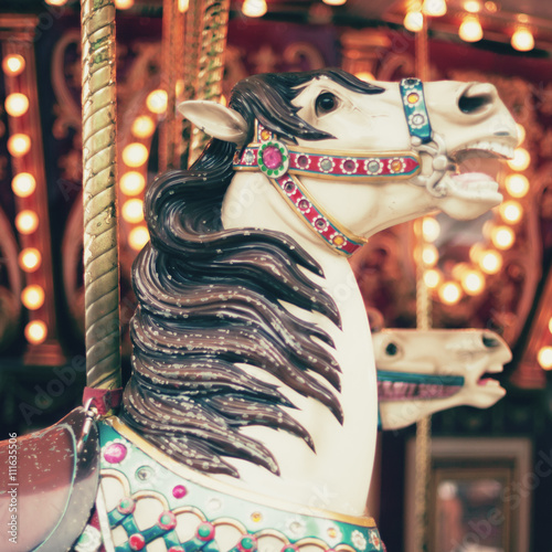 Vintage carousel horse