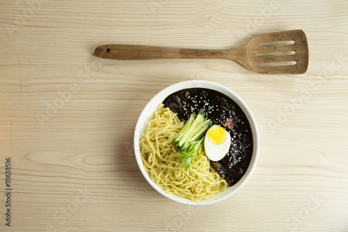 Korean cuisine, black bean noodles