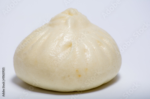 Chinese Steamed Buns with stuffing inside