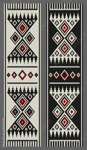 Traditional Arabian Sadu Weaving Bookmarks