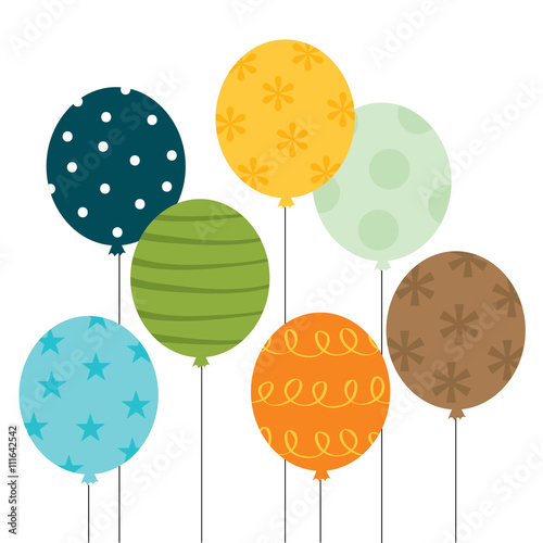 colorful balloon design