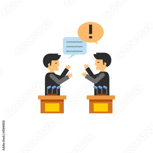 Debates Vector Icon