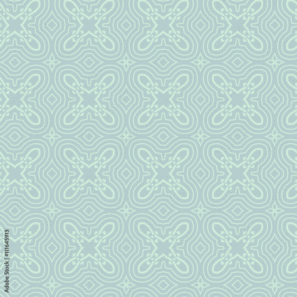 Seamless Floral Ethnic Pattern Seamless Floral Ethnic Pattern
