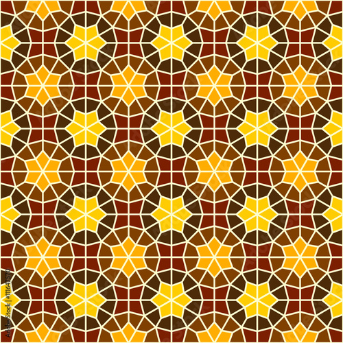 East pattern. Vintage oriental ornament of mandalas.