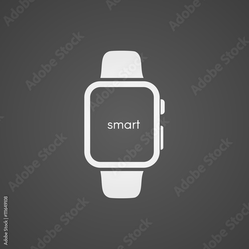 Smart watch with application icon on screen.