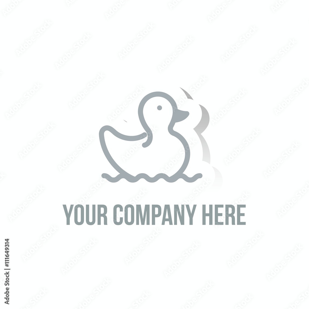 Baby children toy shop logo vector icon Baby children toy shop logo vector icon