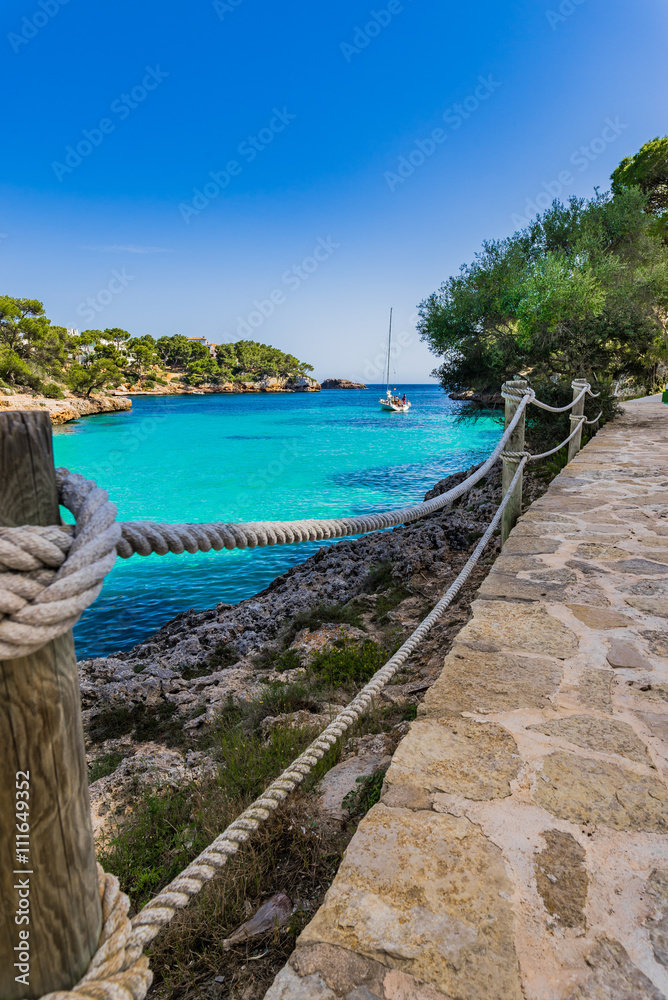 Schöne Bucht Mallorca Spanien Cala Ferrera 