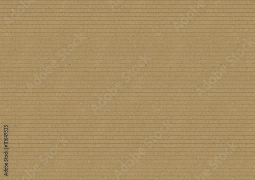 Fotografía Beige cardboard background with horizontal strips, paper texture for design