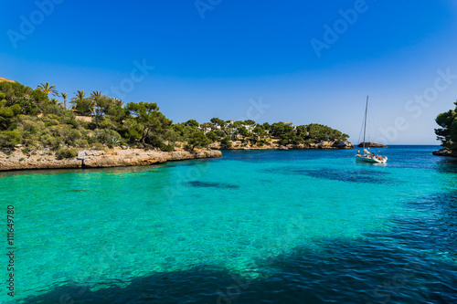 Spanien Mallorca Mittelmeer Bucht Cala Ferrera