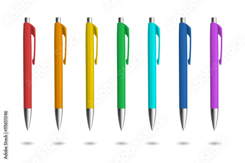 Realistic pens for identity design