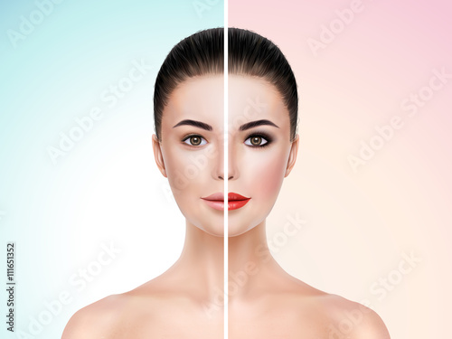 model face comparison