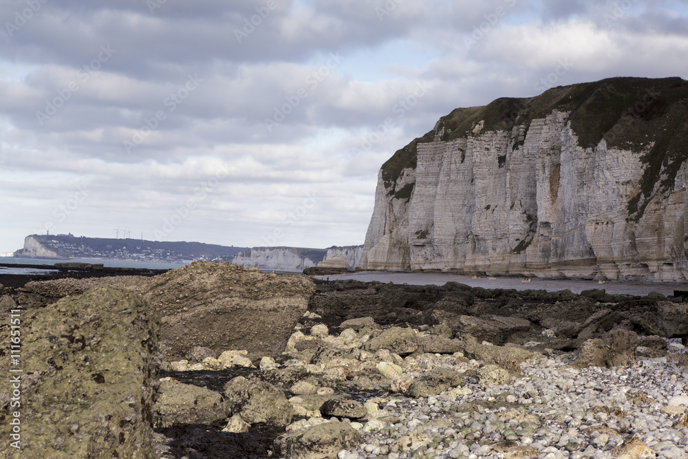 Cliffs at the Normandy Coast