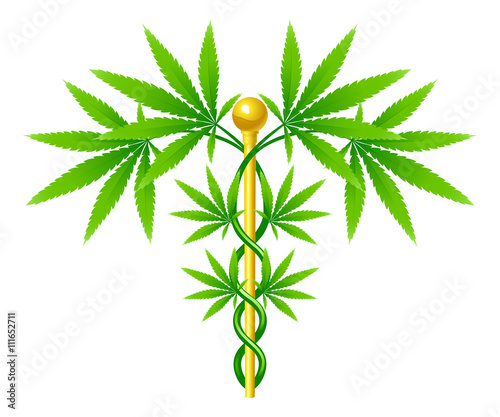 Medical Marijuana Plant Caduceus