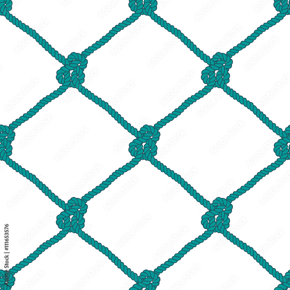 Seamless nautical rope knot pattern Seamless nautical rope knot pattern