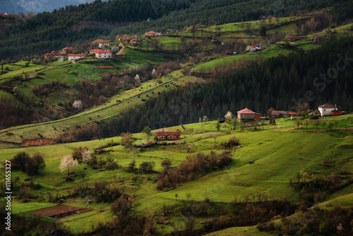 Borovitsa village in the spring  Eastern Rhodopes  Bulgaria