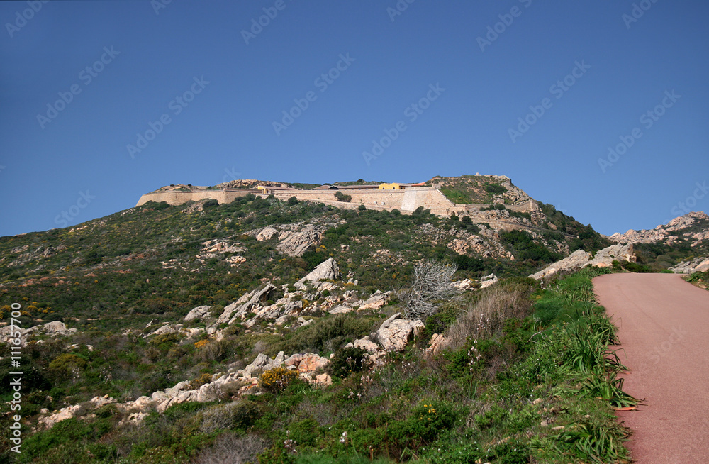 Arbutigi fort. Caprera. La Maddalena archipelago (Sardinia - Italy) Arbutigi fort. Caprera. La Maddalena archipelago (Sardinia - Italy)