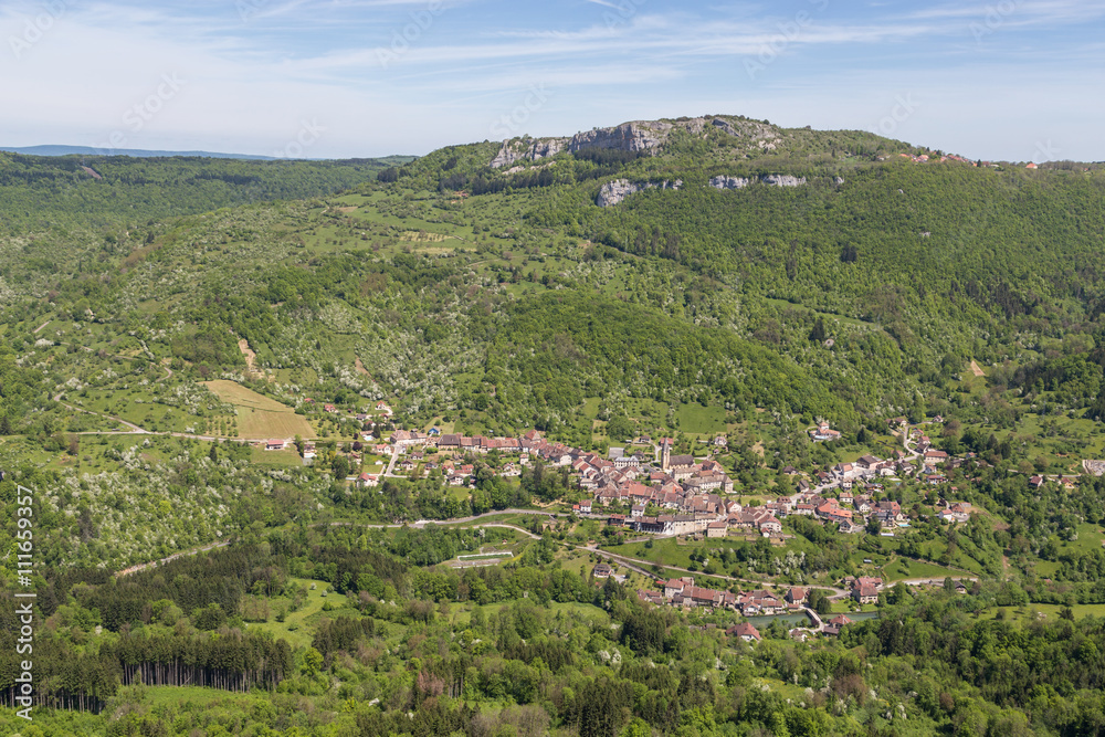 Fototapeta premium Village du Doubs
