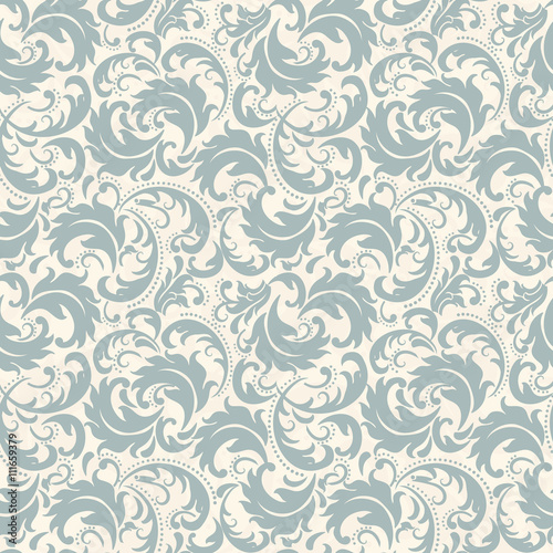 seamless pattern with Victorian motives