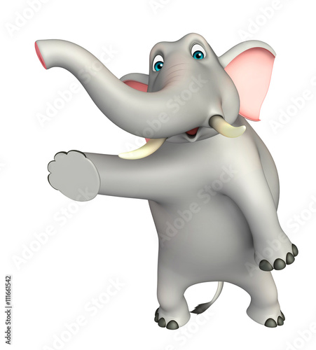 cute  Elephant funny cartoon character