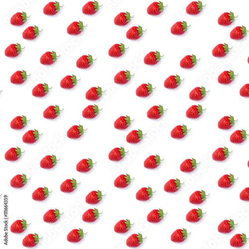 ripe fresh red strawberries  pattern