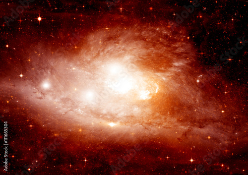 galaxy in a free space