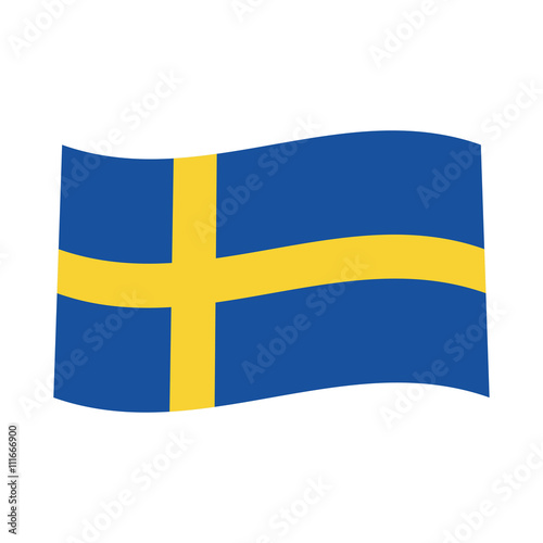 Sweden flag vector