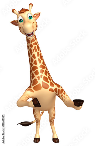 cute Giraffe cartoon character