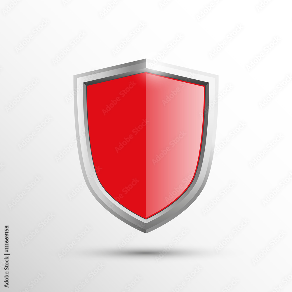 Red shield icon Red shield icon