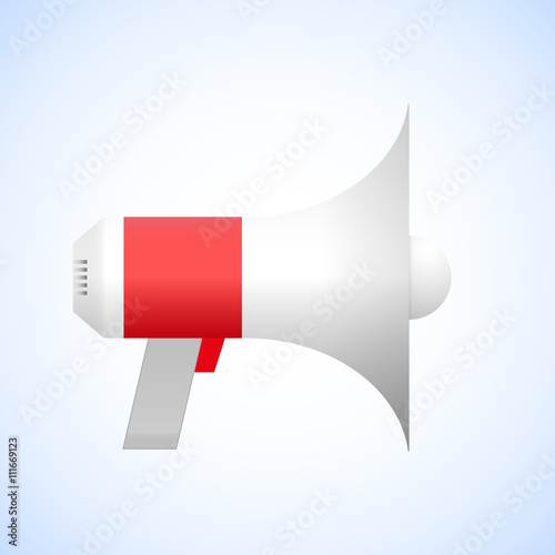 Mouthpiece on blue background