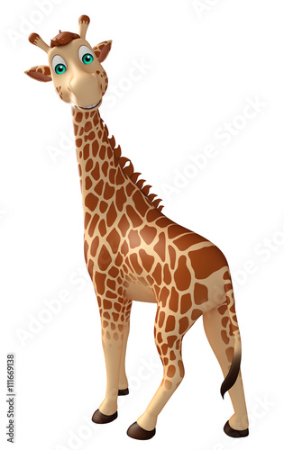 cute Giraffe cartoon character