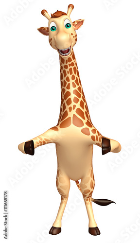 cute Giraffe cartoon character