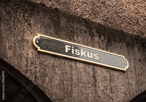 Schild 43 - Fiskus photo