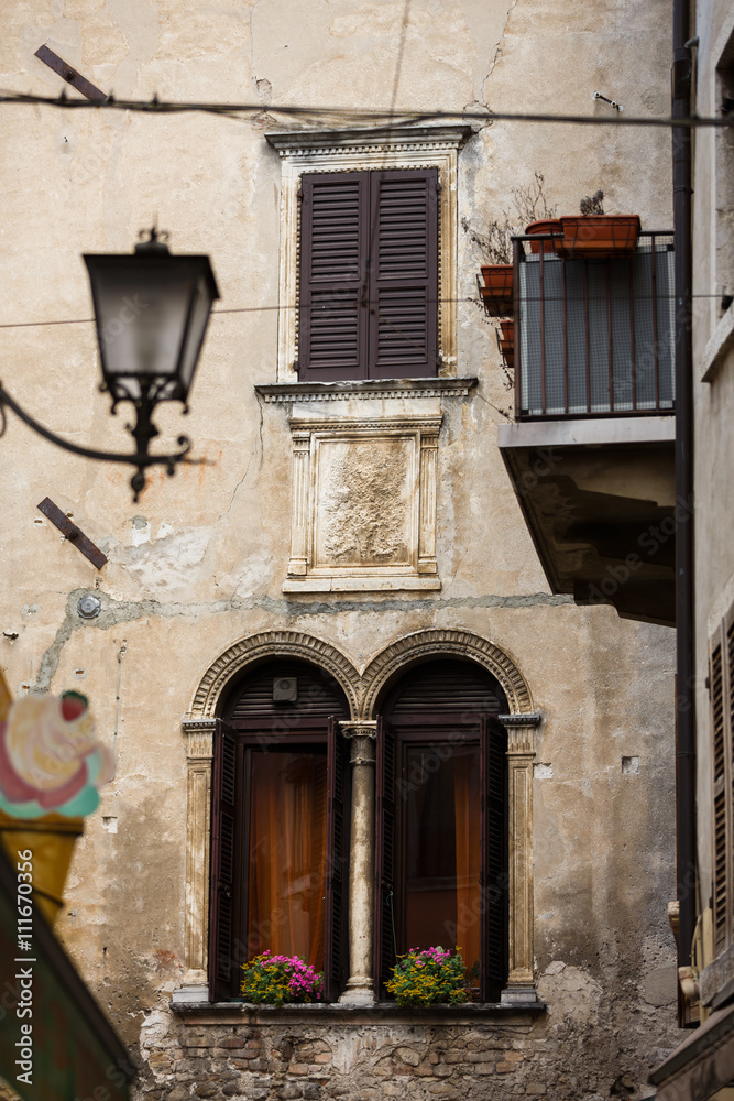 Traditional italian house in Garda town