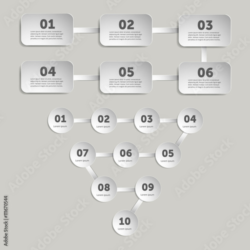 Infografic steps