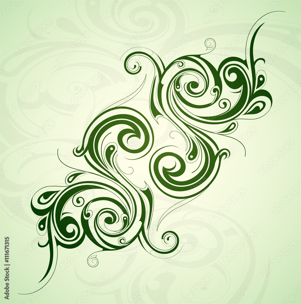 Abstract floral design Abstract floral design