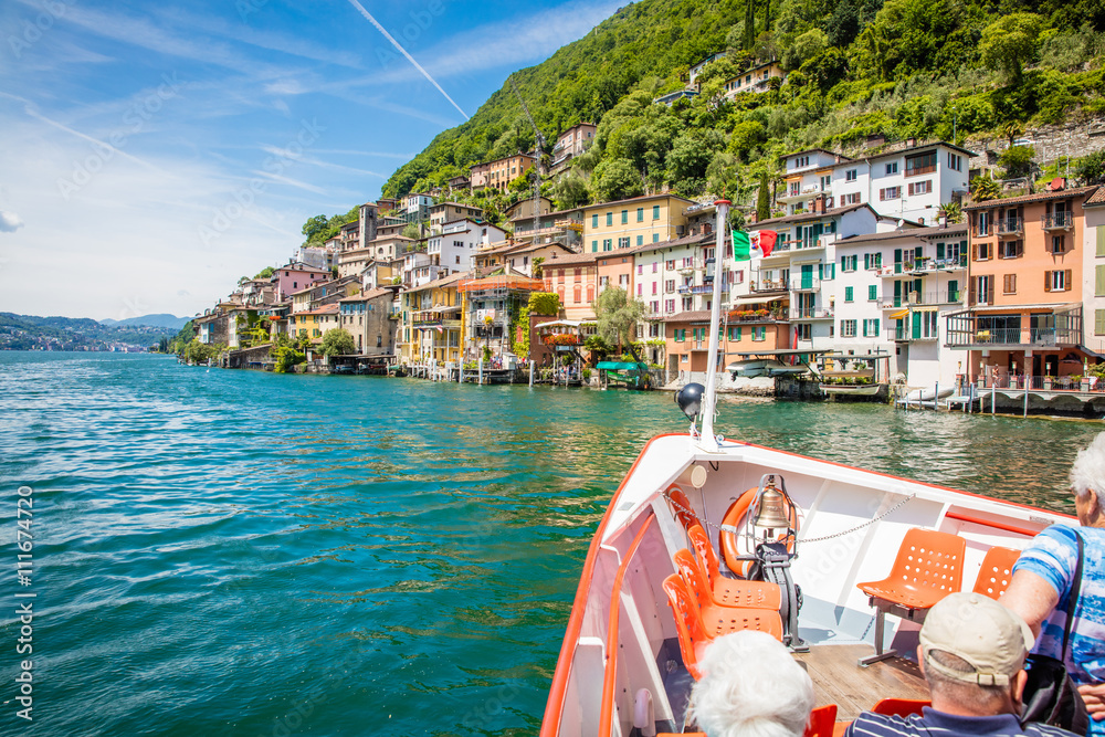 Obraz premium Lake Lugano boat trip