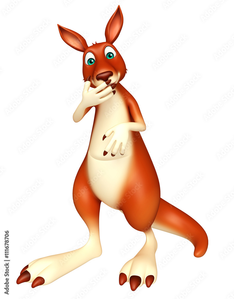 funny Kangaroo cartoon character funny Kangaroo cartoon character