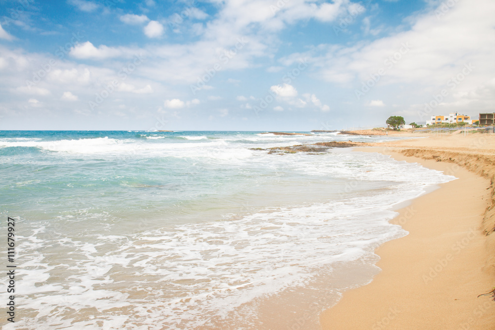 Malia beach, Crete, Greece