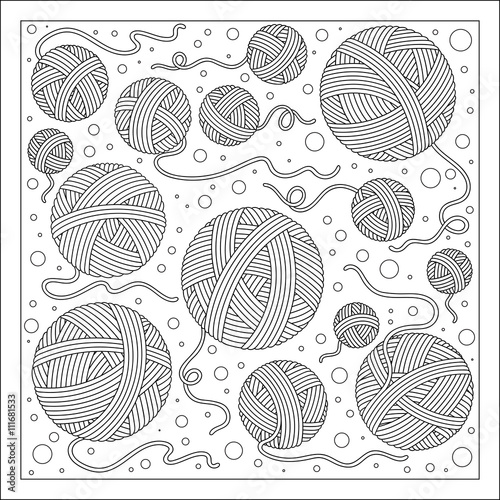 Vector illustration with clews.