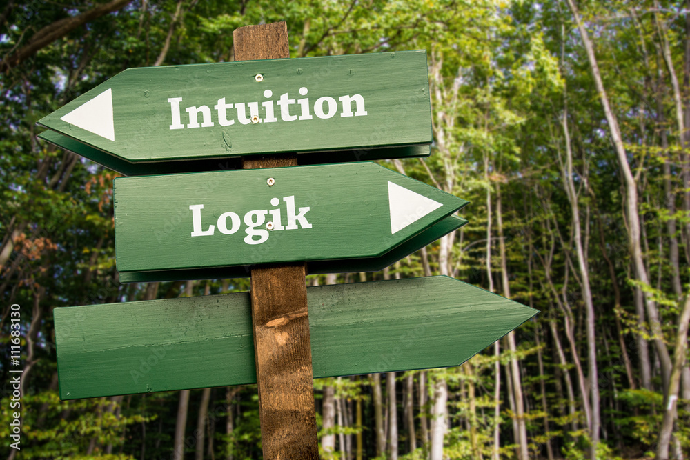 Schild 99 - Intuition