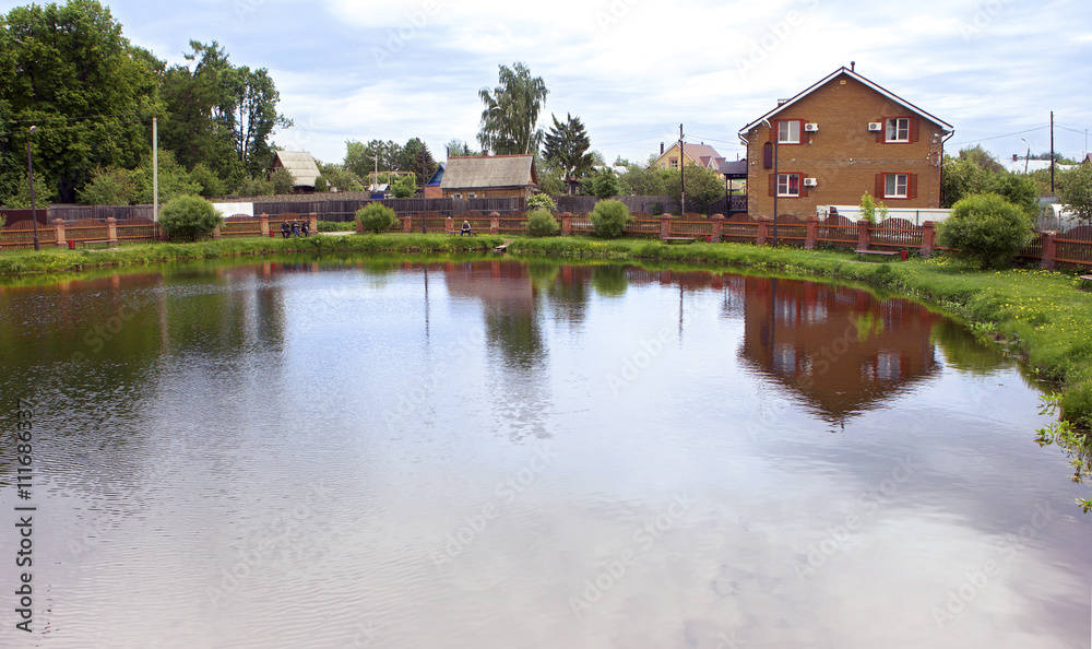 Obraz premium On the pond