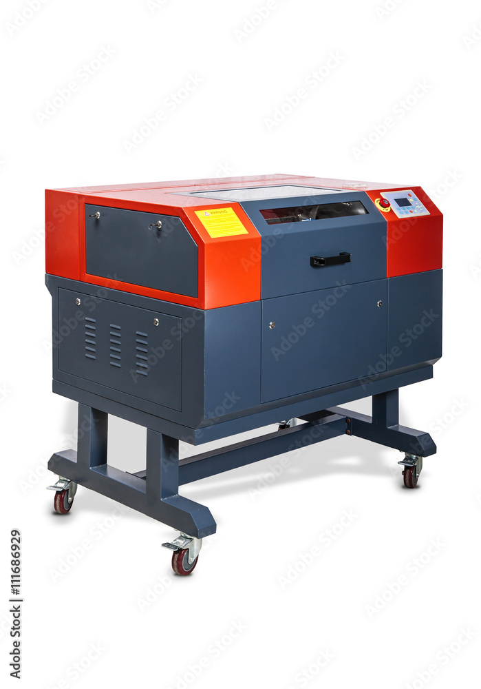 laser machine. isolated on white background
