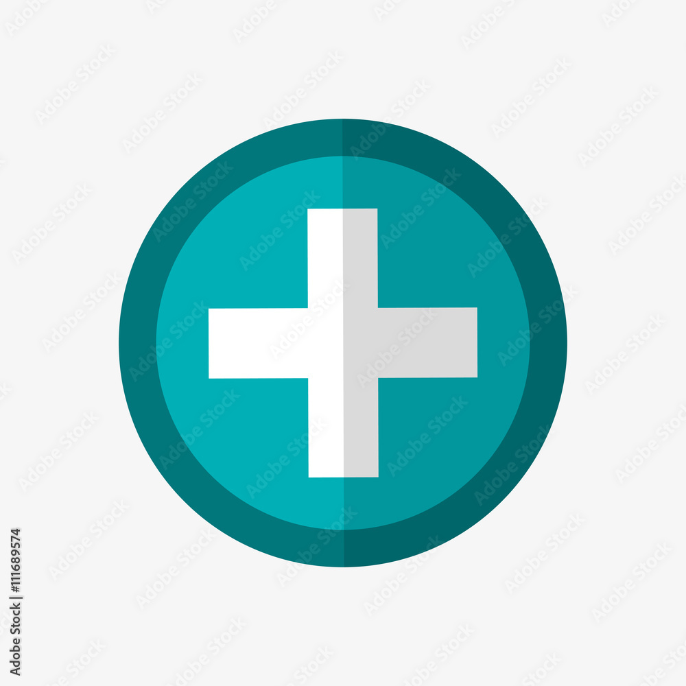 Medical care design. Health care icon. Colorful illustration Medical care design. Health care icon. Colorful illustration