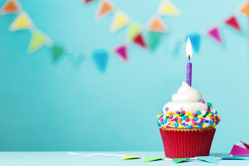 Birthday cupcake