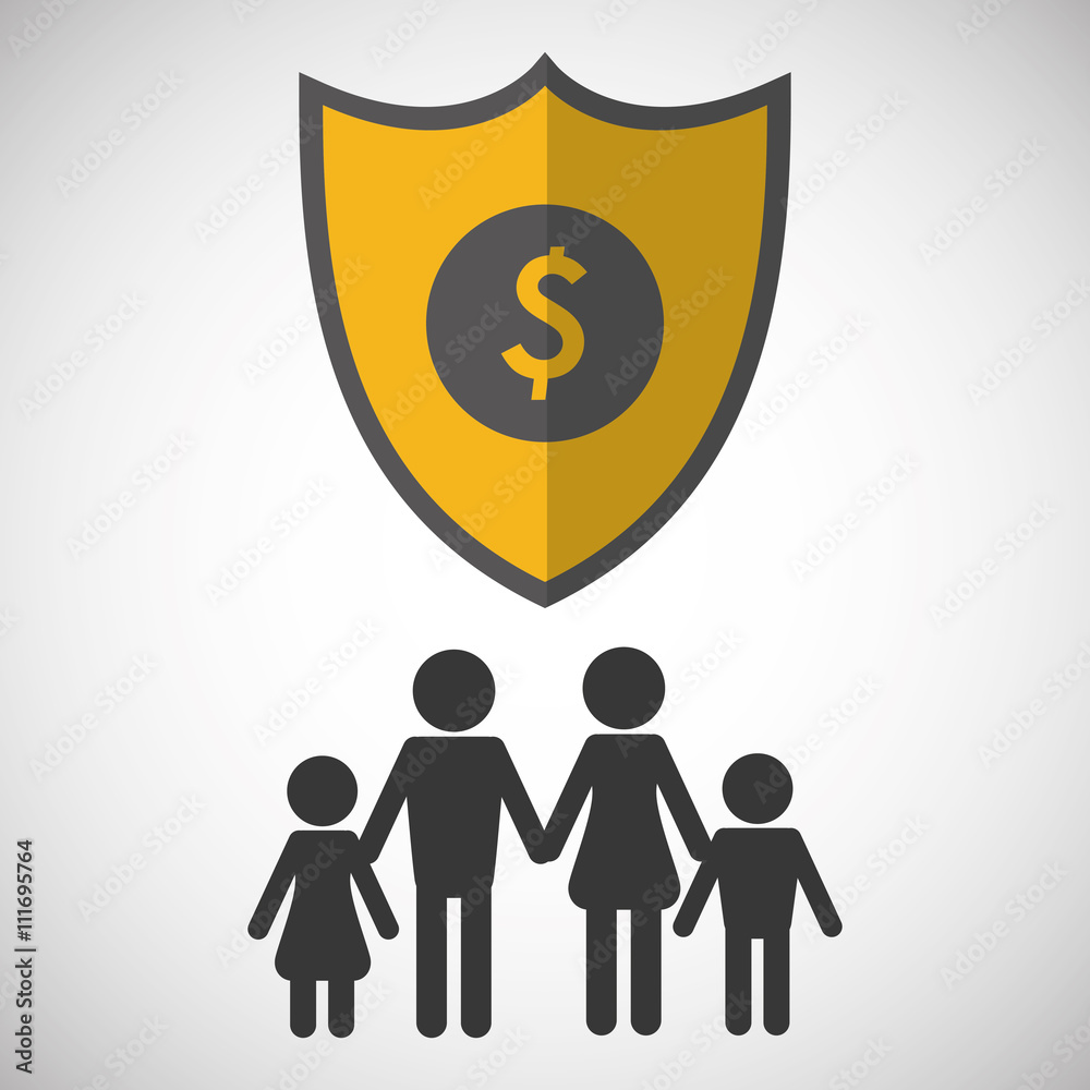 Insurance design. Safety icon. Isolated illustration Insurance design. Safety icon. Isolated illustration