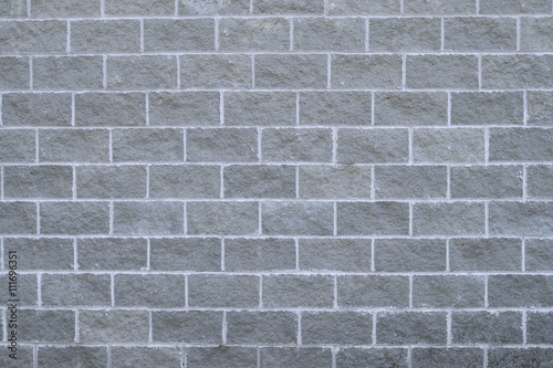 The gray brick wall
