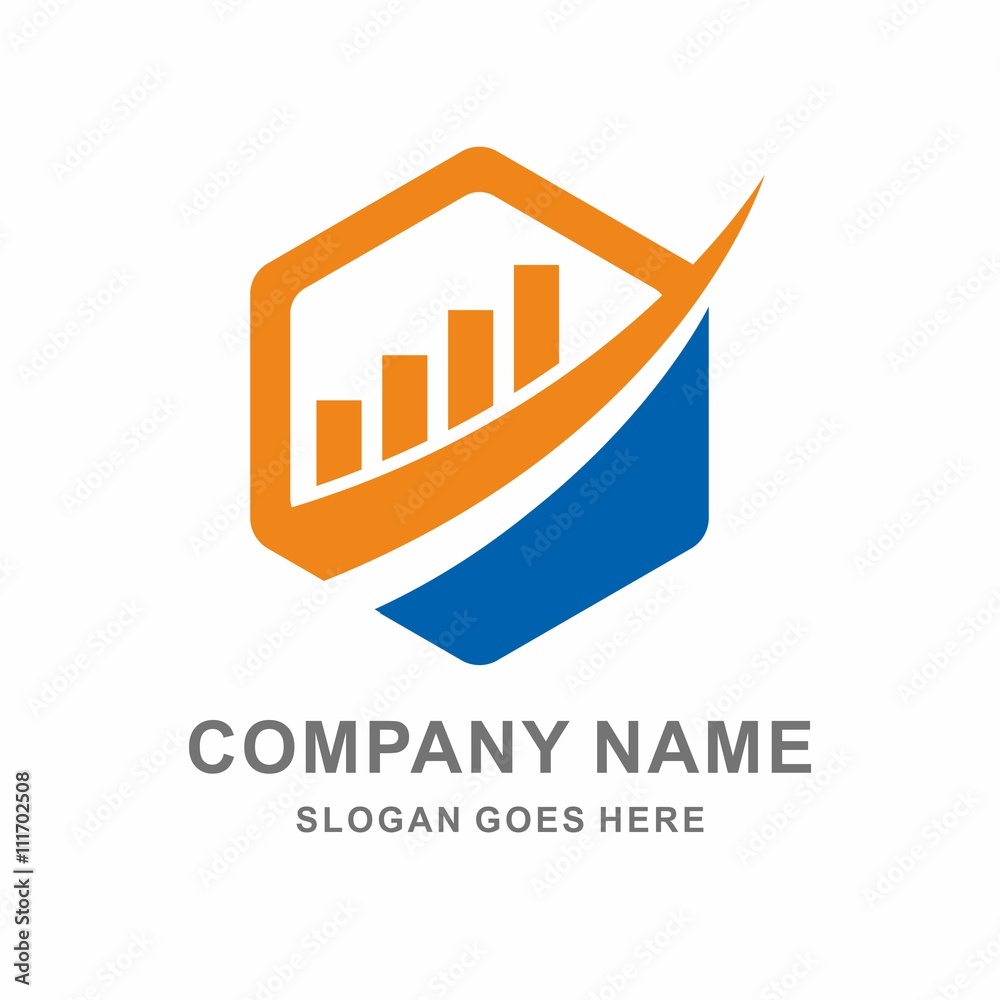 Grow Modern Business Consulting Vector Logo Template Grow Modern Business Consulting Vector Logo Template