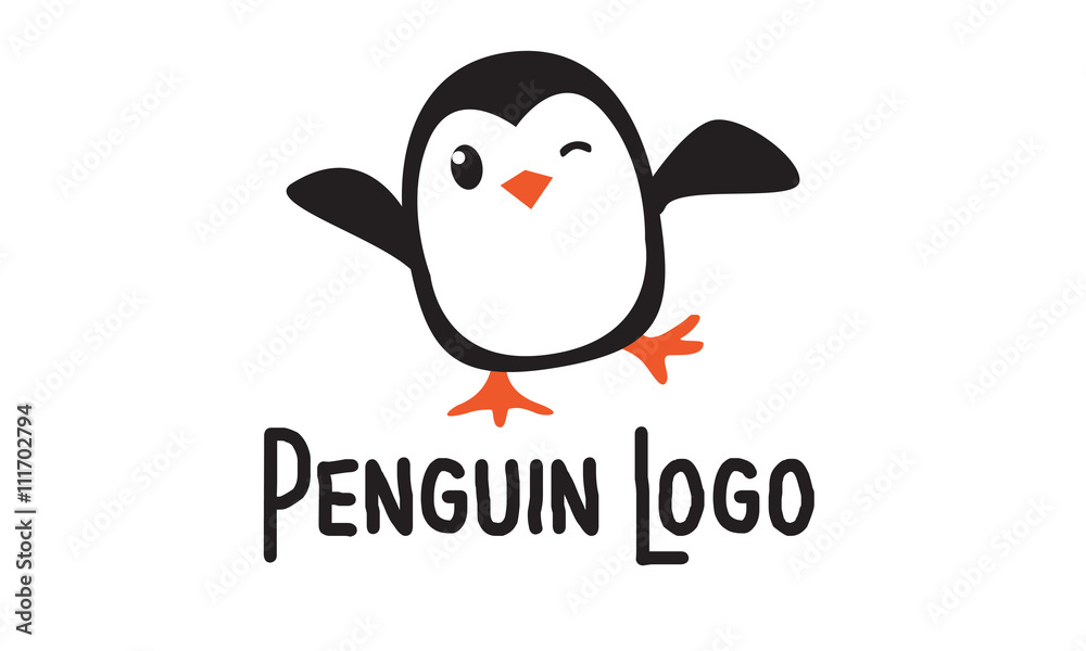Obraz premium Penguin Logo Design